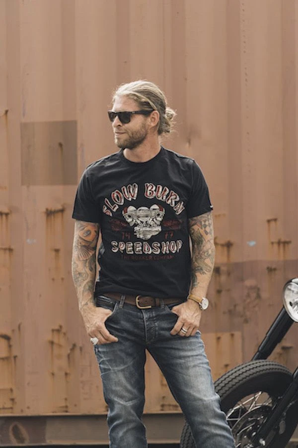 Rokker Slow Burn Black T-Shirt 6 Rokker Slow Burn Black T-Shirt - Afbeelding 4