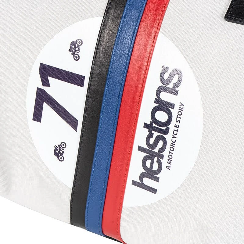 Helstons Two Days Grey Canvas Bag 5 Helstons Two Days Grey Canvas Bag - Afbeelding 3